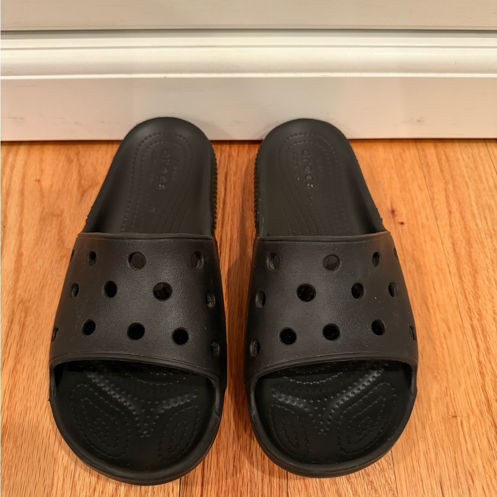 CROCS Black Slide Sandals